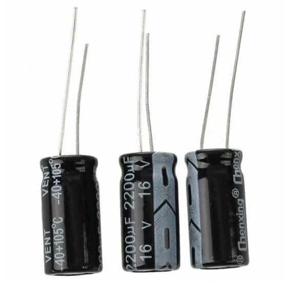 2200uf 16V Electrolytic Capacitor - 2200 uF 16 V (Pack of 3) (B0CNW87VWN) Amazon Price History, Amazon Price Tracker