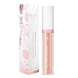 Babo Botanicals 70+% Organic Nutri-Shine Luminizer Vegan Lip Gloss, Nude Pearl - 0.14 oz.