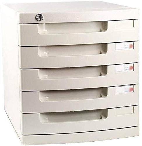 File cabinets Comfortable Hand-Pull Design Landslide Track Drawer Convenient Collection Smooth Fashion Sense Multiple Occasions Plastic (Size : Large 5) (Medium 5)