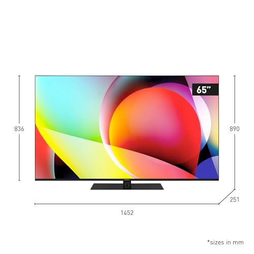 Panasonic TN-65W70AEZ, S érie W70 65 Pouces 4K Ultra HD LED Smart TV, 2024, Assistant Google, Chromecast, Dolby Vision & Atmos, Mode Jeux, Bluetooth, pour Une expérience visuelle exceptionnelle