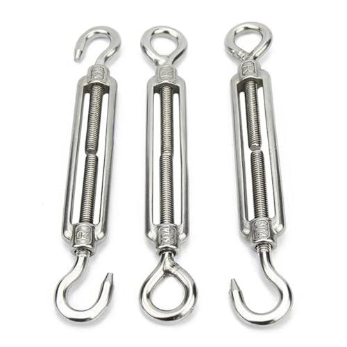1pcs M4~M24 tensor de cable de acero inoxidable 304 para tensado, herramientas DIY con gancho de perno de brida miniatura 2