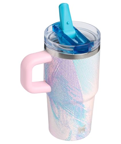 Image of STANLEY Quencher ProTour Flip Straw Tumbler with Leakproof Lid 20 oz | Built-In Straw & Handle | Cupholder Compatible for Travel | Insulated Stainless Steel Cup | BPA-Free | Sea Glass Plume