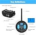 For2dogs,Dog Wireless Fence & Training Collar 2-in-1 System, Wireless Fence Harmless for All Dogs, Adjustable Control Range 656Feet, Adjustable Shock Strength, Waterproof Collar,for 1 2 3 Dogs