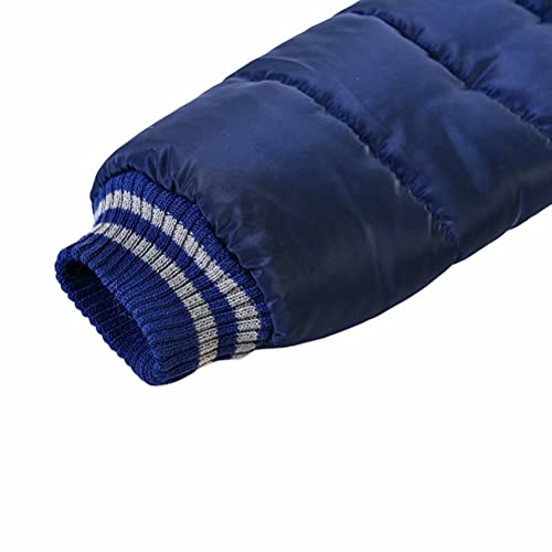 Baby Boys Girls Winter Thick Hooded Down Jacket Warm Snow Jacket Winter Outdoor Coat Blue 1-2 Years #TOP3