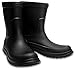 Crocs Men's AllCast Rain Boots, Black/Black, 11 Men