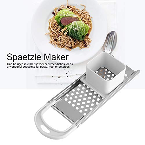 Spaetzle Maker, Stainless Steel Spatzle Noodle Maker with Safety Pusher - Image 4