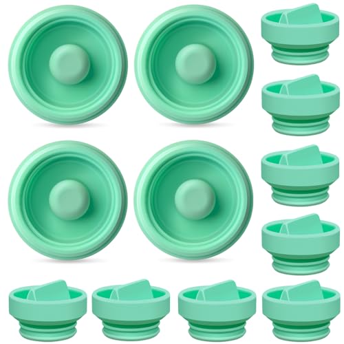 Image of TB Tbuymax 4pc Diaphragm and 8pc Duckbill Valves Compatible with Elvie Stride Breast Pump Parts, Replace for Elvie Stride Pump Not Original Pump Seals Membrane Accessories