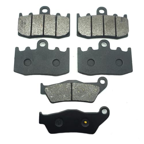 Plaquettes de frein avant et arrière moto pour un freinage Integral ABS stable