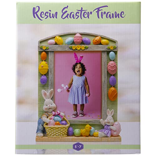 Fine Photo Gifts 5X7 Easter Bunny & Egg Picture Frame #TOP2