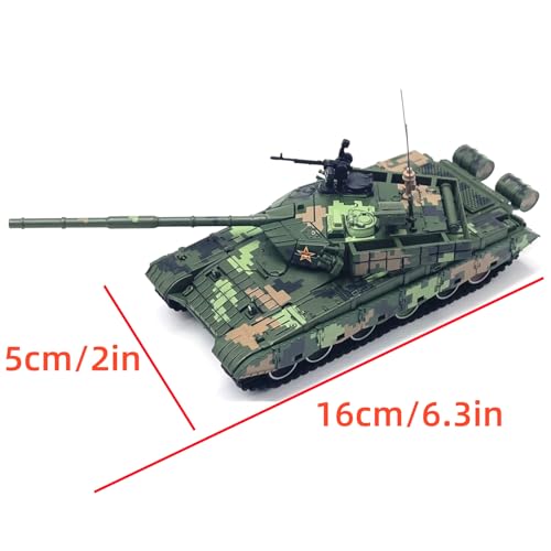 Modelo de tanque ZTZ-99 a escala 1:72 miniatura 5