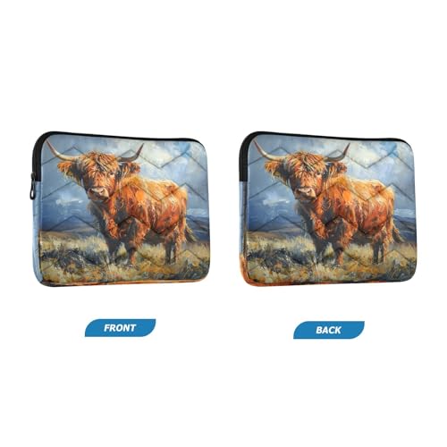 Funda para portátil 13-14 pulgadas impermeable con diseño Cute miniatura 2