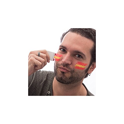 Preisvergleich Produktbild Genérico Malerei Flagge Spanien für Gesicht