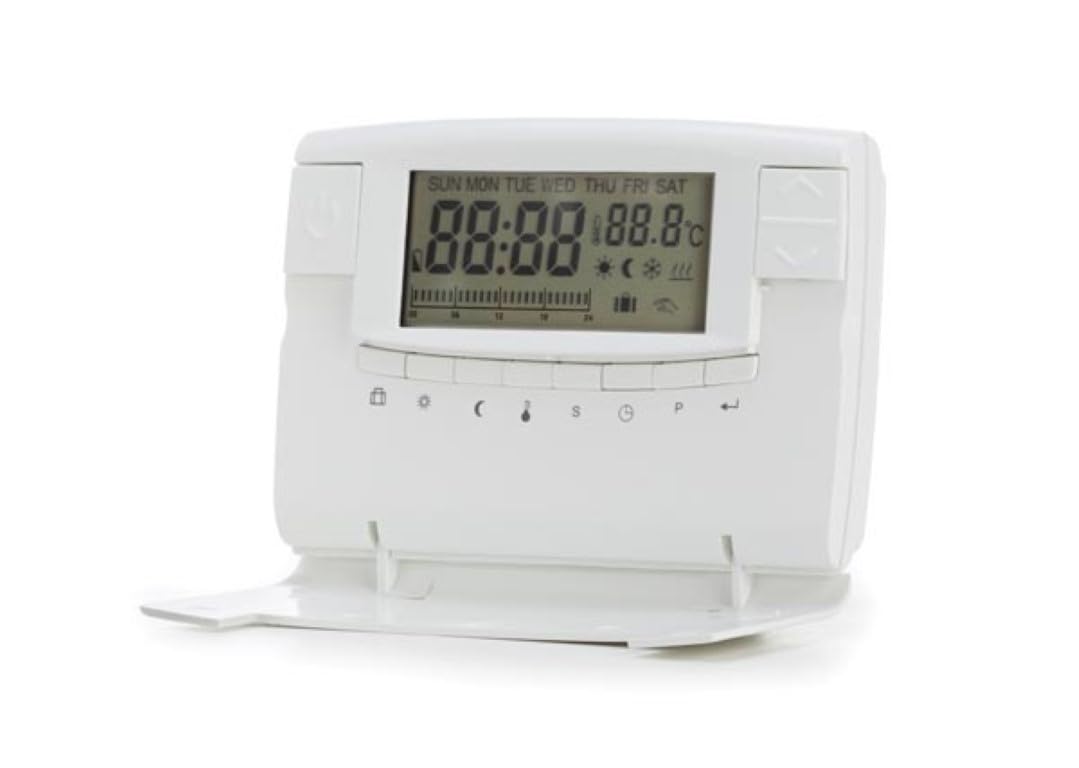 Perel Thermostat, numérique, Blanc