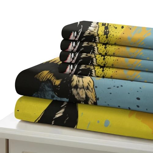 Housse de couette microfibre parure lit 3D sans repassage 200x - 6