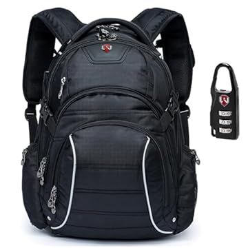 Mochila Swissport Masculina Reforçada Notebook C/Cadeado 36L