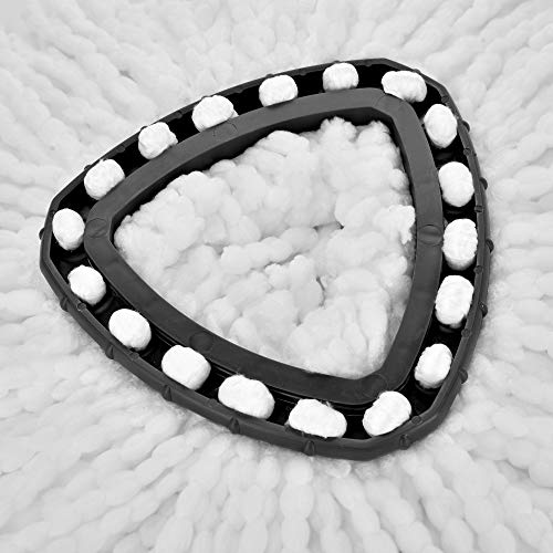 Gulongome 3 Pack Replacement Mop Head Spin Mop Refill,Microfiber Easy Cleaning Mop Head Replacement #TOP4