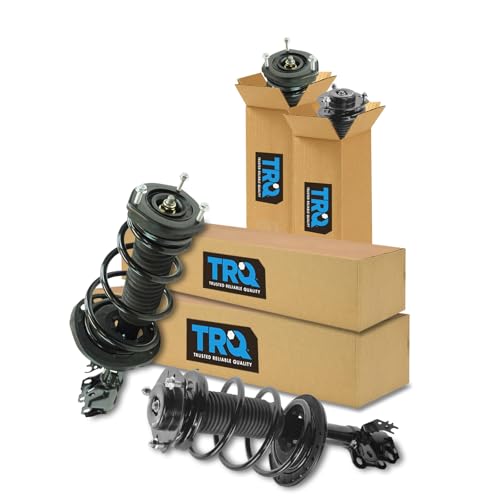 Image of TRQ Front and Rear Strut & Coil Spring Assembly Set Driver & Passenger Sides Compatible with 12-17 Toyota Camry SE