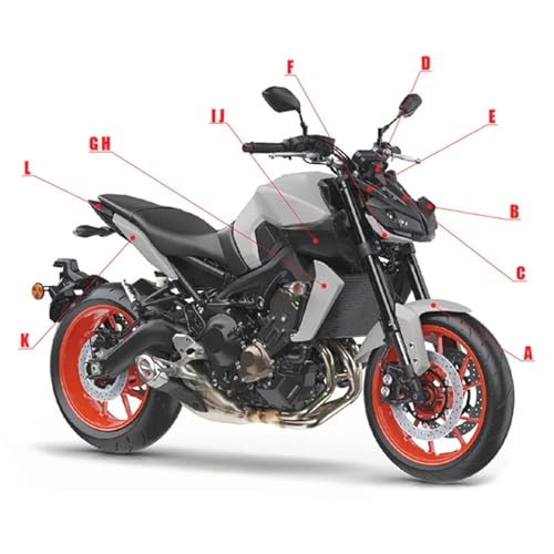 Kit carénage complet par injection MT09 FZ09 2017 2018 2019 2020 - 3