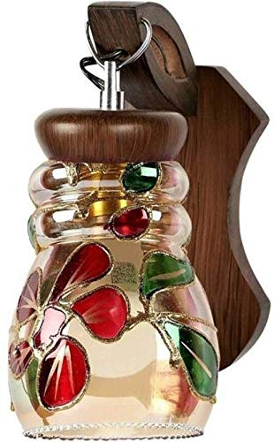 Somil Be3 7W Glass Decorative Sconce Wall Lamp with Fitting and Fixture (Multicolour)