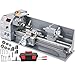 Produktbild VEVOR Mini Drehbank 220x600mm Drehmaschine Metall 1.1KW Mini Drechselbank für Metallbearbeitung Drehbank Metall präzise einfach zu bedienen
