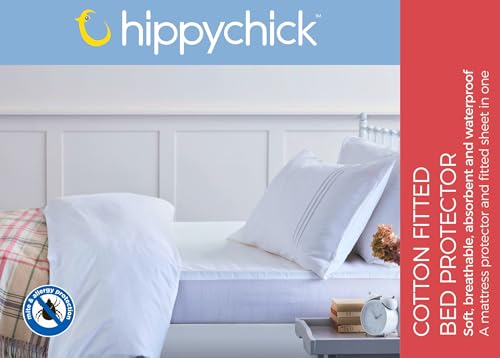 Drap-Housse protège-Matelas 60 x 120 alèse bébé imperméable Hippychick - 3