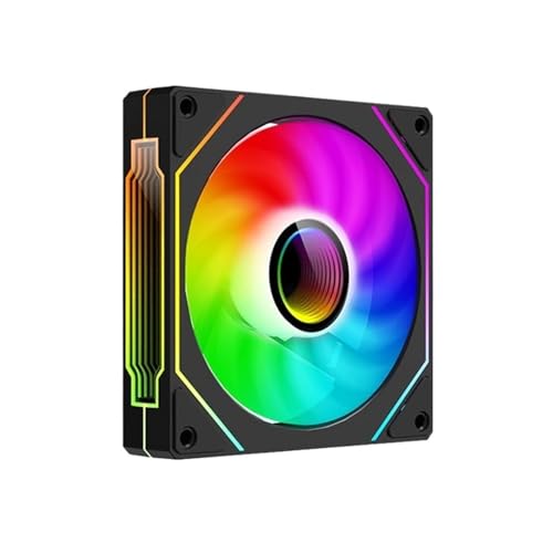 Ventilateur de boîtier ARGB 12cm inversé PWM 4 broches pour PC de bureau