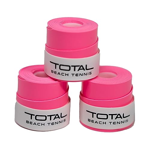 Grip Raquete Total Beach Tennis - 3 unidades Rosa