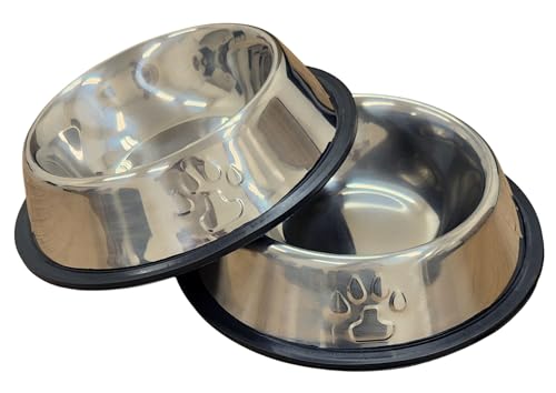 Kit 2 Comedouro 200ml Inox Tigela Pote Ração Água Cão Gato Pequen...