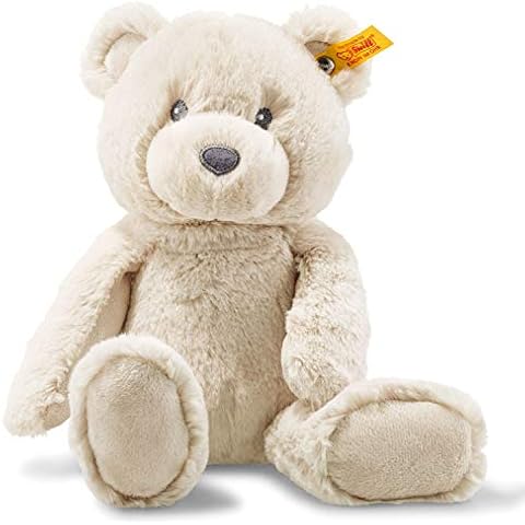 Steiff Bearzy Teddybär - 28 cm - Kuscheltier für Babys - Soft Cuddly Friends - weich & waschbar Cover