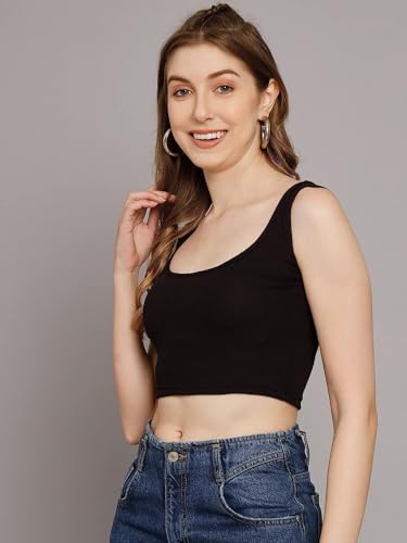Image of Women's Trendy Premium Cotton Tank Top & Crop Top for Women