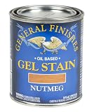 General Finishes Oil Base Gel Stain, 1 Pint, Nutmeg