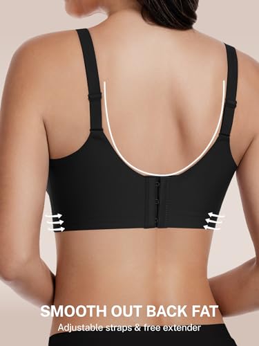 Image of habibee Jelly Bra for Women No Underwire Comfort Seamless Bras Push Up Wireless Bras Full Coverage Bralettes
