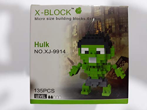 XJ9914 FIGURA HOMBRE VERDE PARA MONTAR X-BLOCK