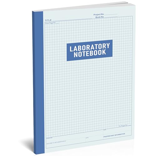 Cahier de laboratoire de chimie 105 pages pour vos expériences scientifiques en format A4