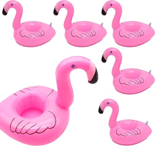 Flamingo Drink Floats,Flamingo Pool Float,Inflatable Drink Holders Floating Cup Holders Drink Floats for Pool Party (Flamingo)