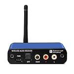 Hi-Fi Bluetooth Audio Receiver aptX Classic aptX Low Latency Built-in Burr Brown DAC for Streaming with Analog and Digital Outputs