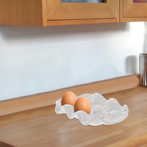 Bandeja de cerámica para huevos con diseño único exclusivo para una cocina sofisticada 6