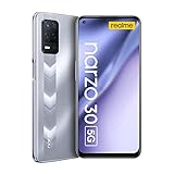 【Diseño Elegante y Seguridad】 Realme Narzo 30 5G diseño ergonómico y elegante, sus líneas redondeadas ofrecen un agarre cómodo y ergonómico, con un grosor de 8,5 mm y un peso de 185 g, por lo que transportar el teléfono es muy fácil. realme smartphone admite reconocimiento facial y de huellas dactilares de mantener a salvo tus datos personales.