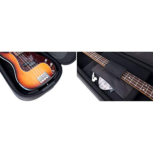 Protec Contego Pro Pac Bass Guitar Case With Tuck-Away Backpack Straps (Ctg233),Black #TOP3