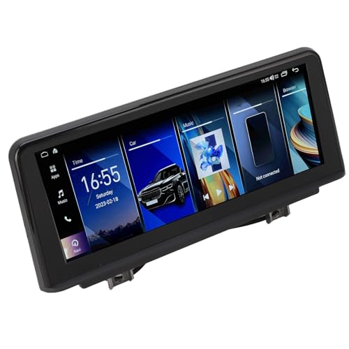Rádio estéreo para carro, desempenho estável, alta definição, oito núcleos, CPU sem fio, CarPlay, te