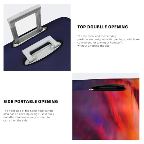 Arizona And Cactus Sunset Travel Luggage Cover Elastic Suitcase Protector Washable Baggage Covers For Trunk Case Fits 22-24 Inch Luggage4