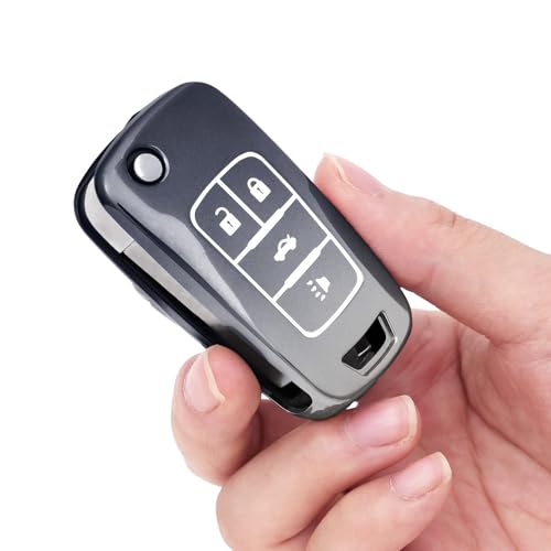 Coque de clé en TPU souple ELOHEI boîtier de rechange pour Chevrolet