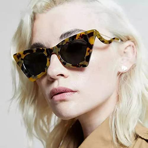 Lunettes œil de chat pour femme avec petits cadres transparents - 2