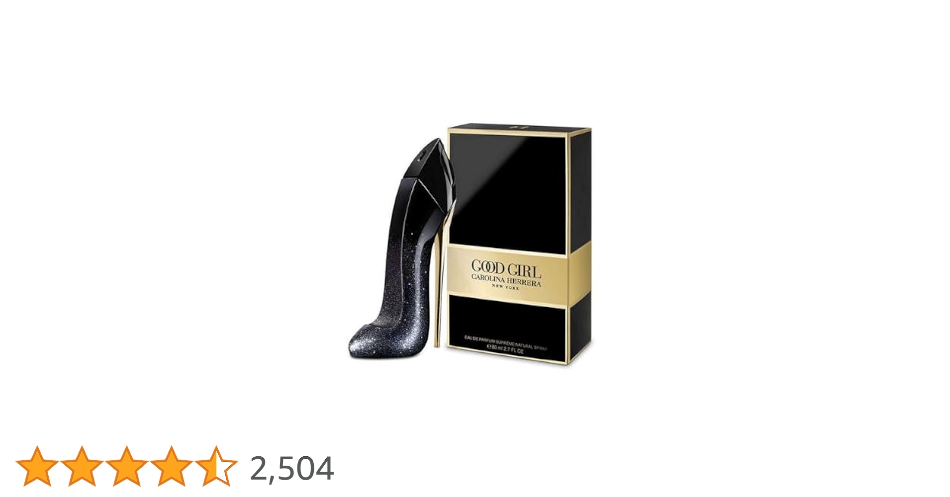 ひ*ん様 GOOD GIRL SUPEME CAROLINA HERRERA 5 Carolina Herrera Good Girl Supreme Eau De Parfum Stiletto Bottle