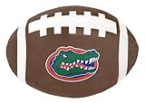 ShopInstaPets Florida Gators Football Plush Dog Toy with Squeaker - Durable & Fun for All Dogs, Officially Licensed