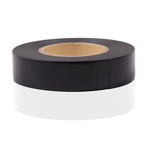 Miniatura 5 de Cinta eléctrica de vinilo negro impermeable, para interiores y exteriores, envolver el arnés de cableado, protección eléctrica automática (6