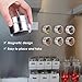 Janolia 12pcs Botes para Especias, Recipientes de Condimento con Acero Inoxidable Anti-Polvo,...