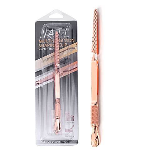 Nagelhaut Pusher Remover, 2 Stück Multi-funktionen Nail Pincher Nail Magic Wand Doppelt Beendet Nagelhautschieber Cutter… – Bild 3