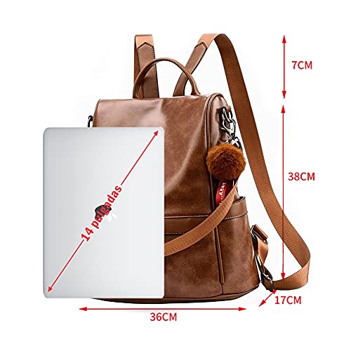 La mejor comparación de Mochila piel mujer para comprar hoy. 3 Imagen adicional