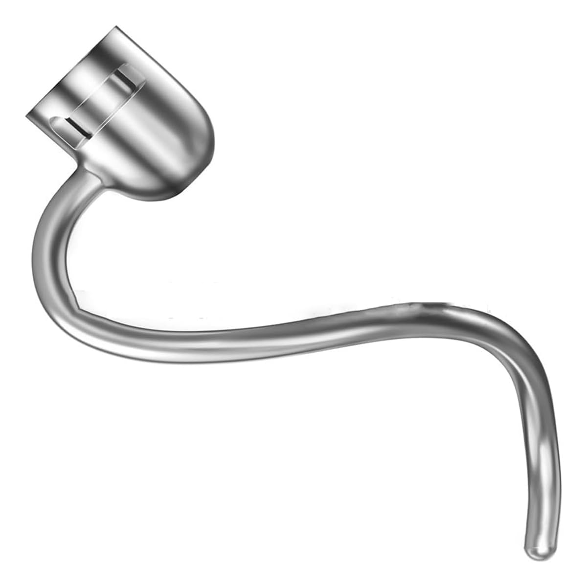Namvo stal nierdzewna spiralny hak do ciasta zamienny do miksera KitchenAid o pojemności 6 litrów, trwała końcówka do wyrabiania chleba do ciężkich ciast, łatwa do czyszczenia